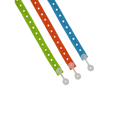 Réassort de 10 bracelets oranges